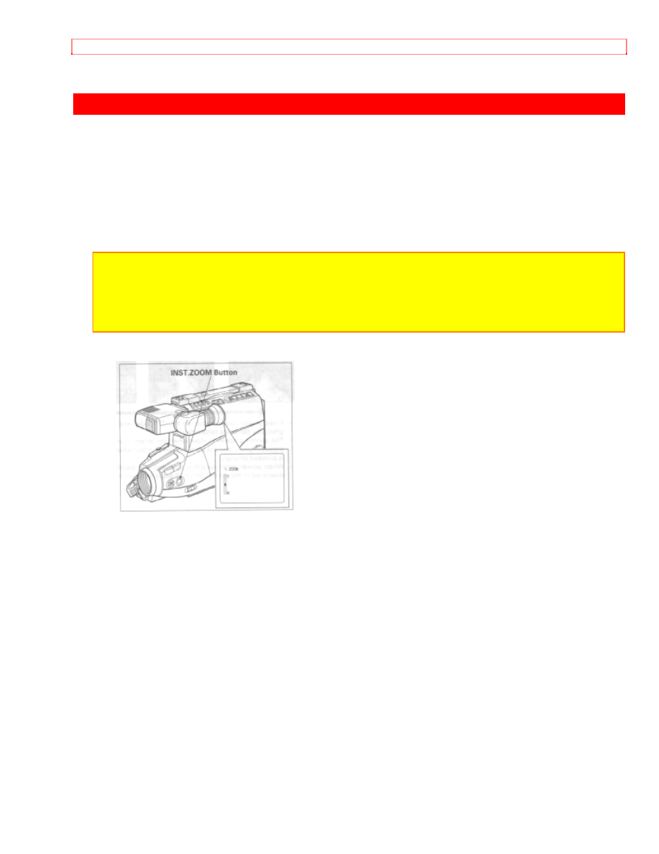 Instant zoom | Hitachi VM-3700A User Manual | Page 40 / 81