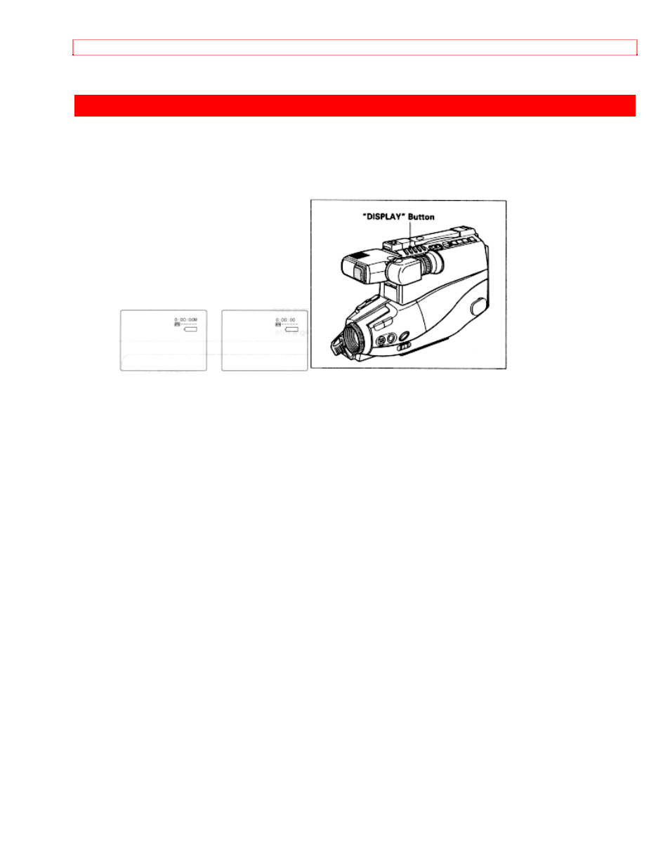Display button | Hitachi VM-3700A User Manual | Page 47 / 81