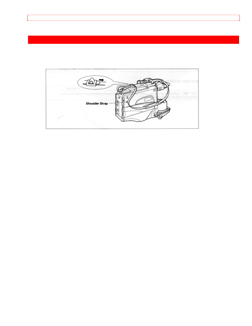 How to attach the shoulder strap | Hitachi VM-3700A User Manual | Page 71 / 81