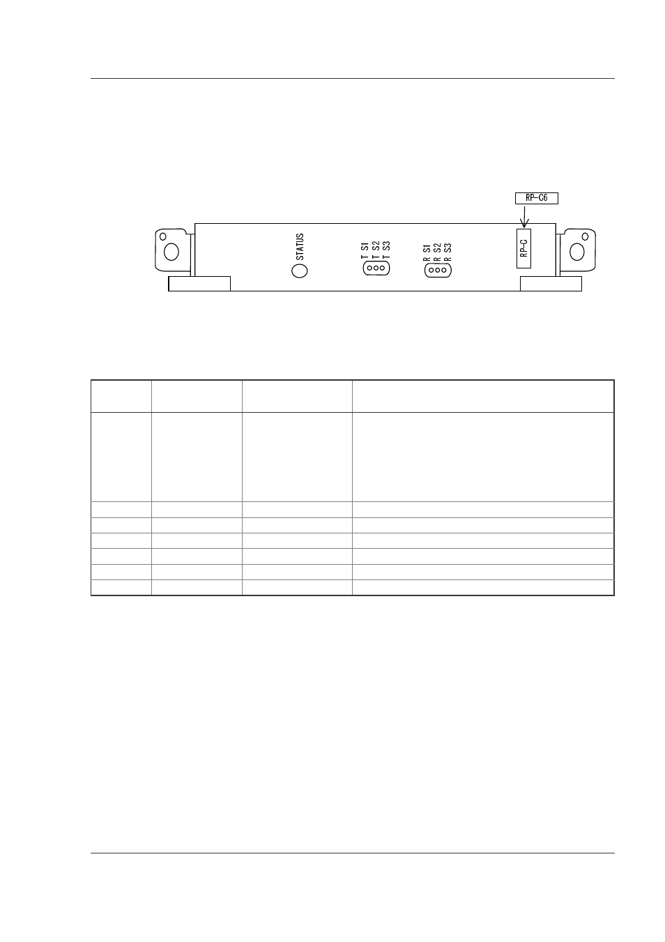 2 rp-c/rp-c6, 2 rp-c/rp-c6 -17, Rp-c/c6 front panel view -17 | Hitachi GR2000 User Manual | Page 119 / 410