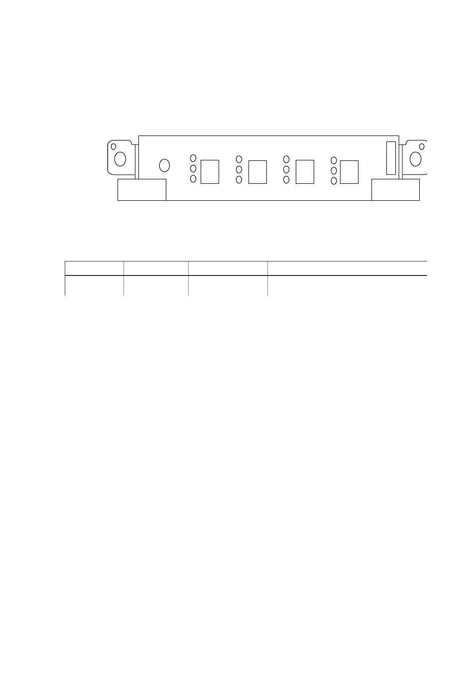 Nwj1-4u front panel view -33, Nwj1-4u switch and function of led indications -33 | Hitachi GR2000 User Manual | Page 135 / 410