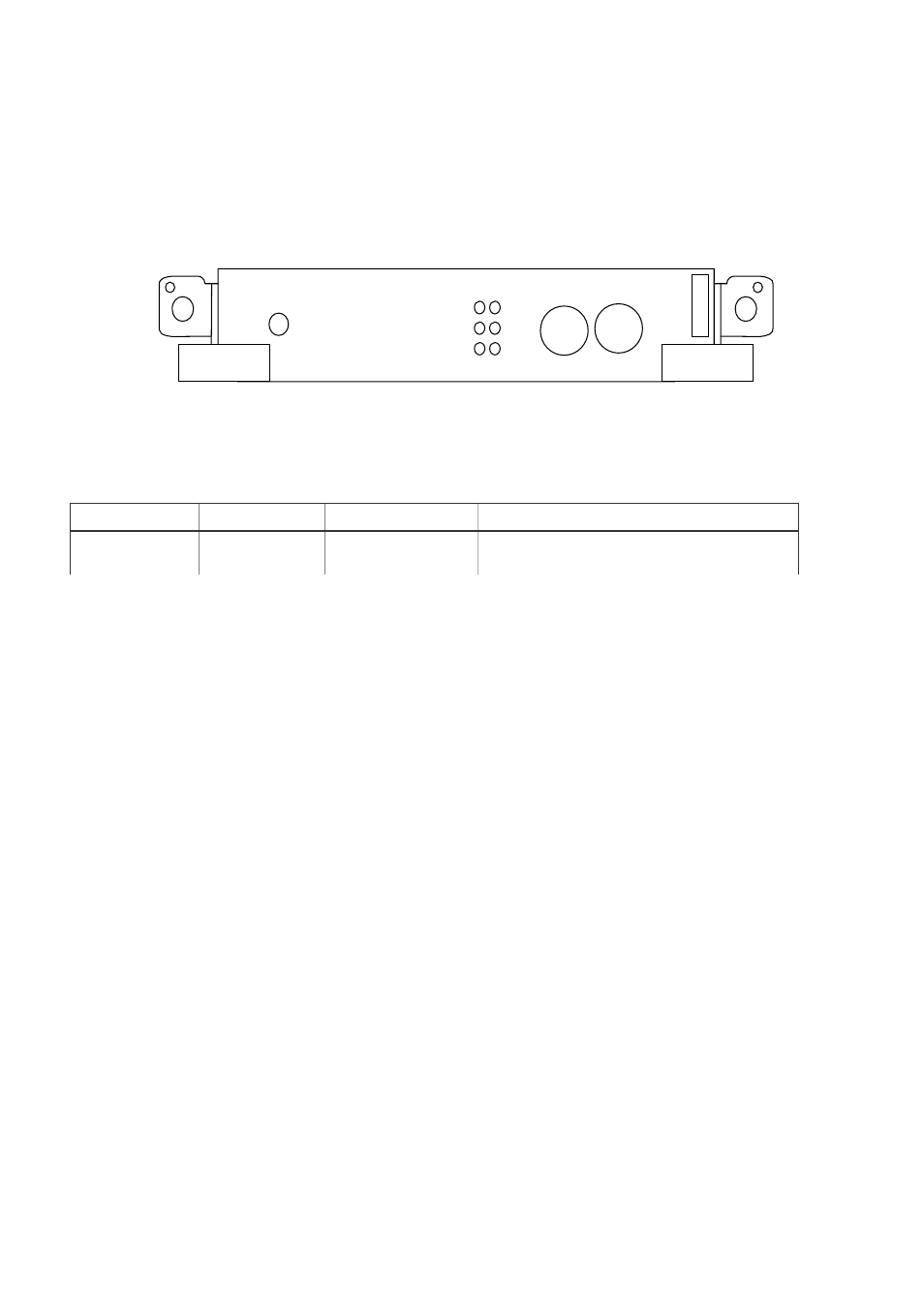 Nwj2-1u front panel view -40, Nw2j-1u switch and function of led indications -40 | Hitachi GR2000 User Manual | Page 142 / 410