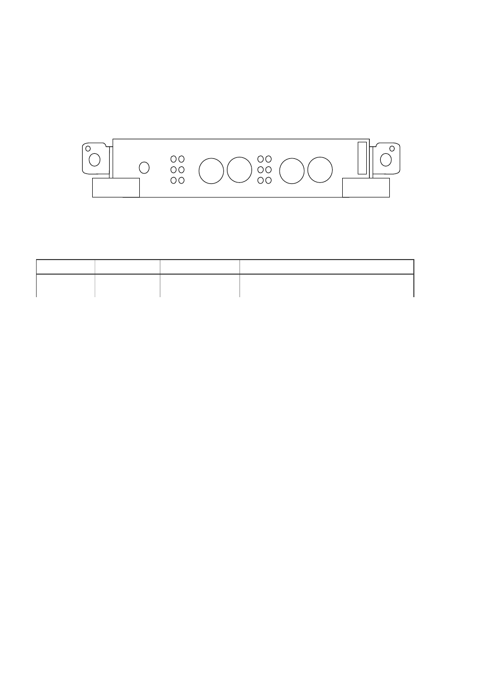 Nwt3-2u front panel view -42, Nwt3-2u switch and function of led indications -42 | Hitachi GR2000 User Manual | Page 144 / 410