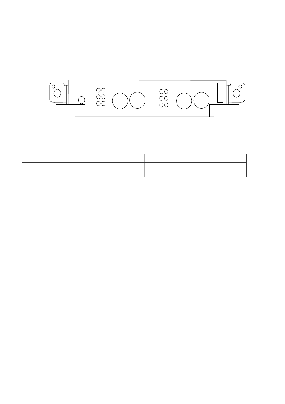 Nwe3-2u front panel view -44, Nwe3-2u switch and function of led indications -44 | Hitachi GR2000 User Manual | Page 146 / 410