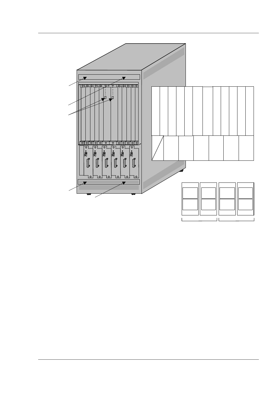 Rear view of gr2000-20h with dc input -11, Figure 2-14 | Hitachi GR2000 User Manual | Page 67 / 410