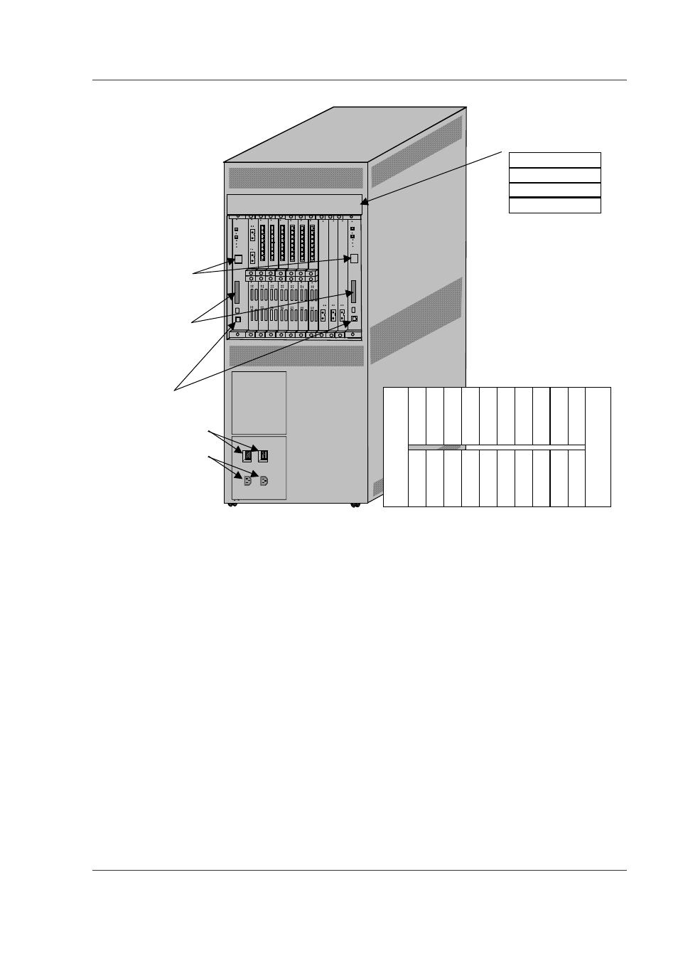 Front view of gr2000-20 with ac input -15, Figure 2-21 | Hitachi GR2000 User Manual | Page 71 / 410