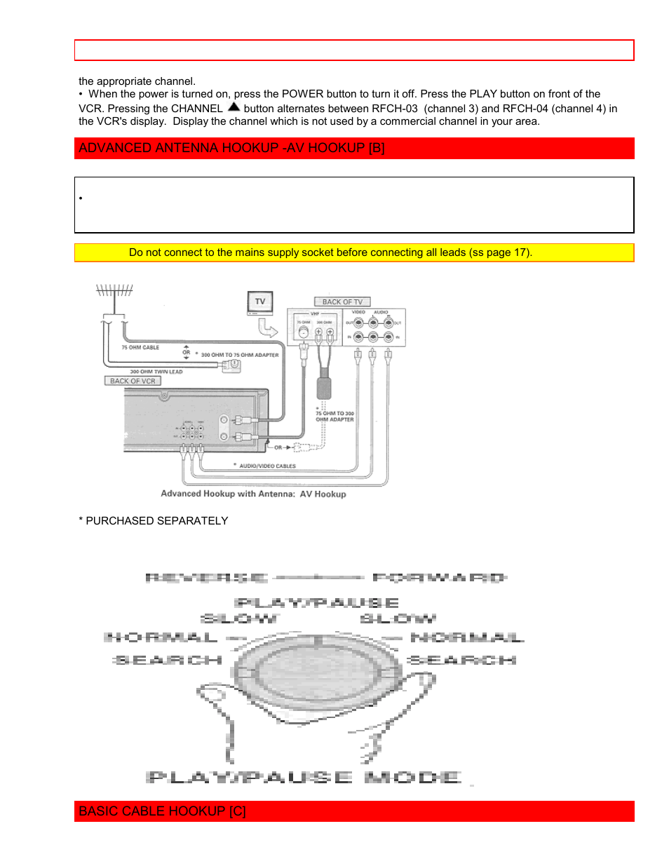 With this hookup | Hitachi VT-FX6411A User Manual | Page 14 / 81