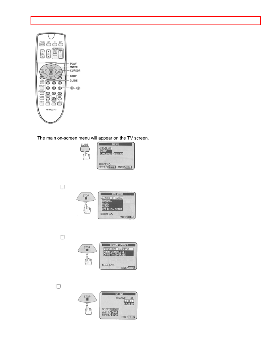 Hitachi VT-FX6411A User Manual | Page 26 / 81