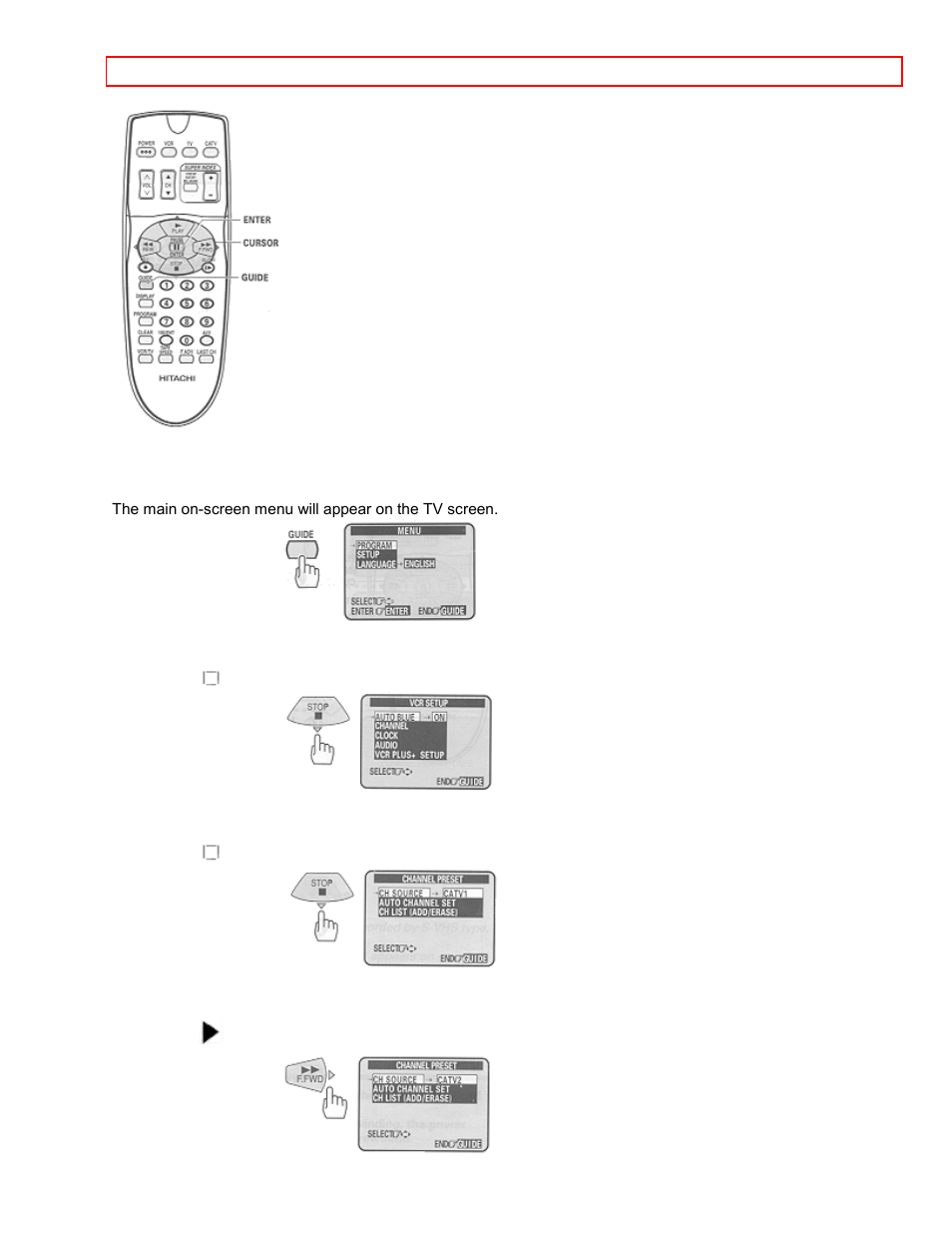 Hitachi VT-FX6411A User Manual | Page 29 / 81