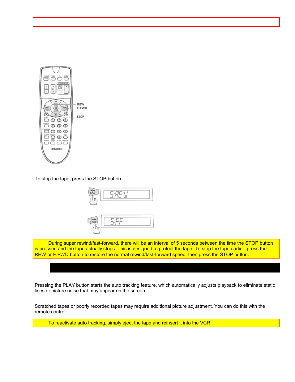 To remove noise from the picture | Hitachi VT-FX6411A User Manual | Page 34 / 81