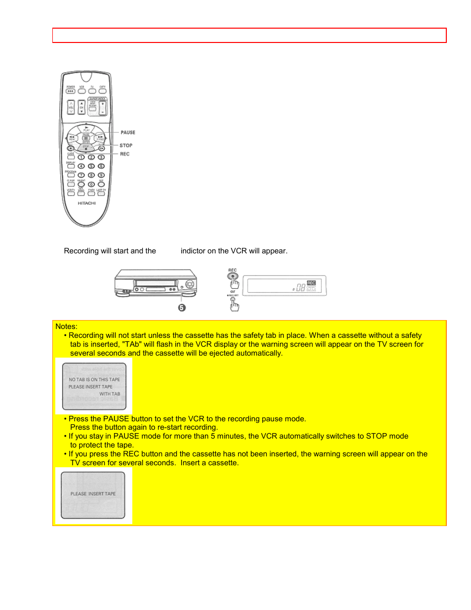 Hitachi VT-FX6411A User Manual | Page 49 / 81