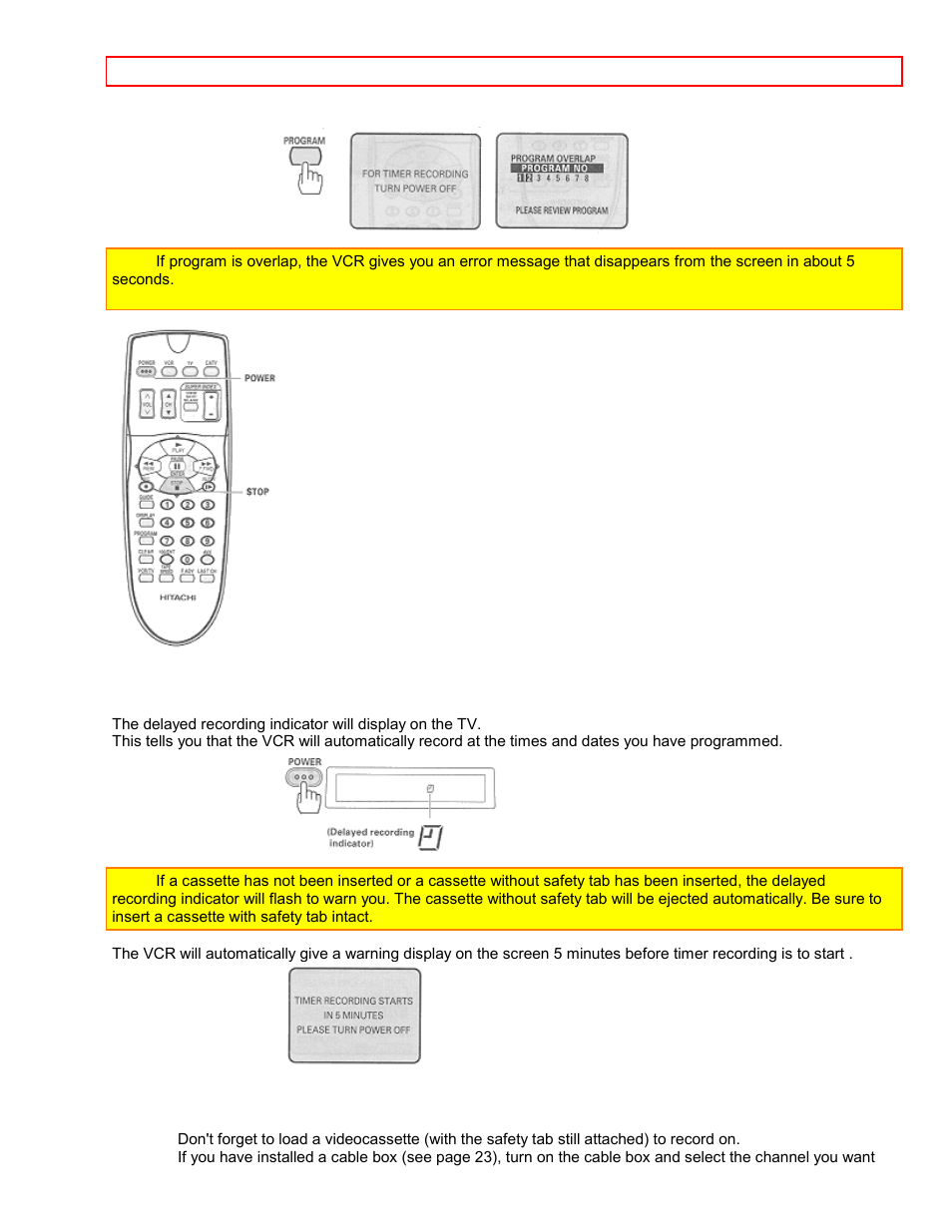 Hitachi VT-FX6411A User Manual | Page 59 / 81