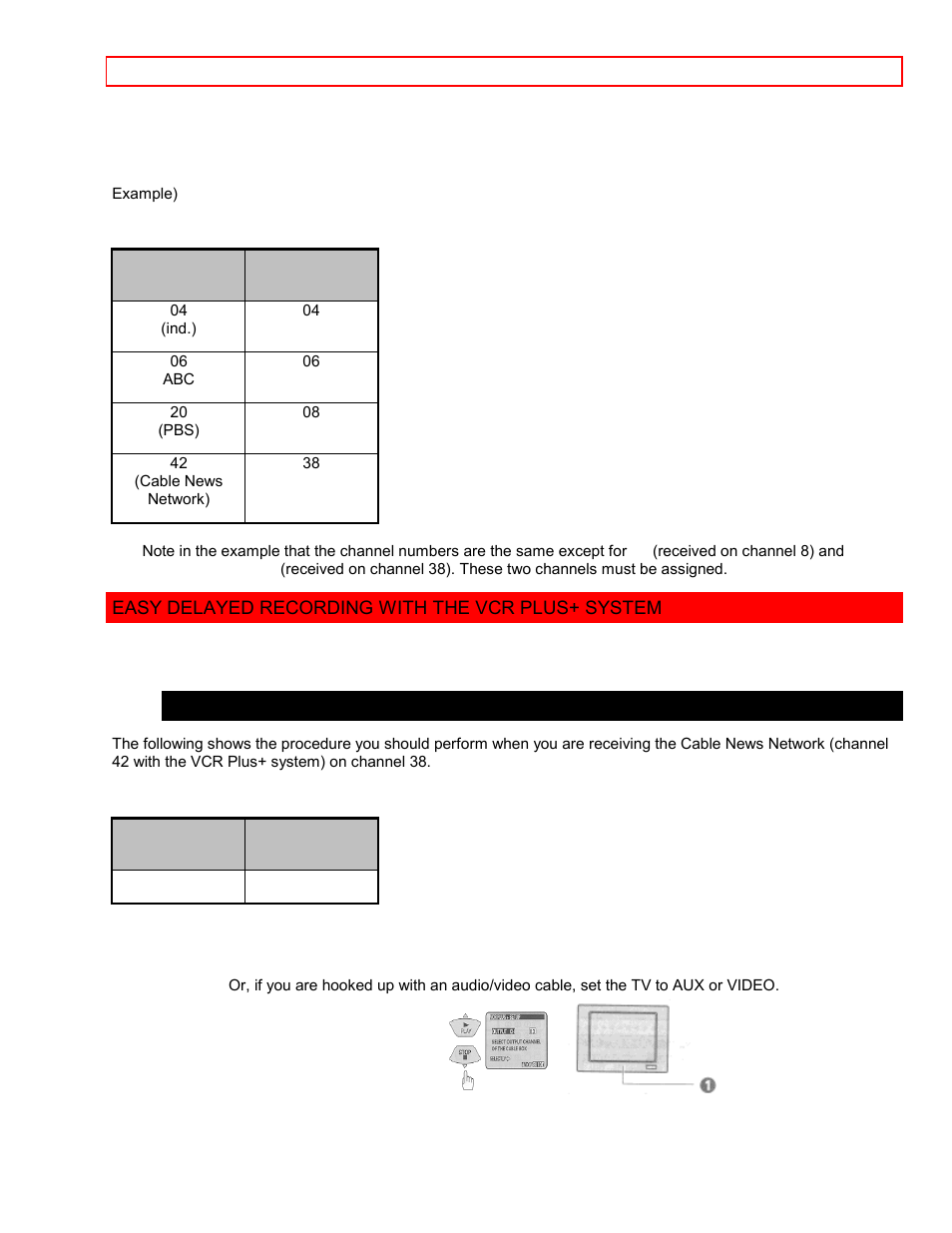 Easy delayed recording with the vcr plus+ system, Vcr plus+ setup - channel setup | Hitachi VT-FX6411A User Manual | Page 61 / 81