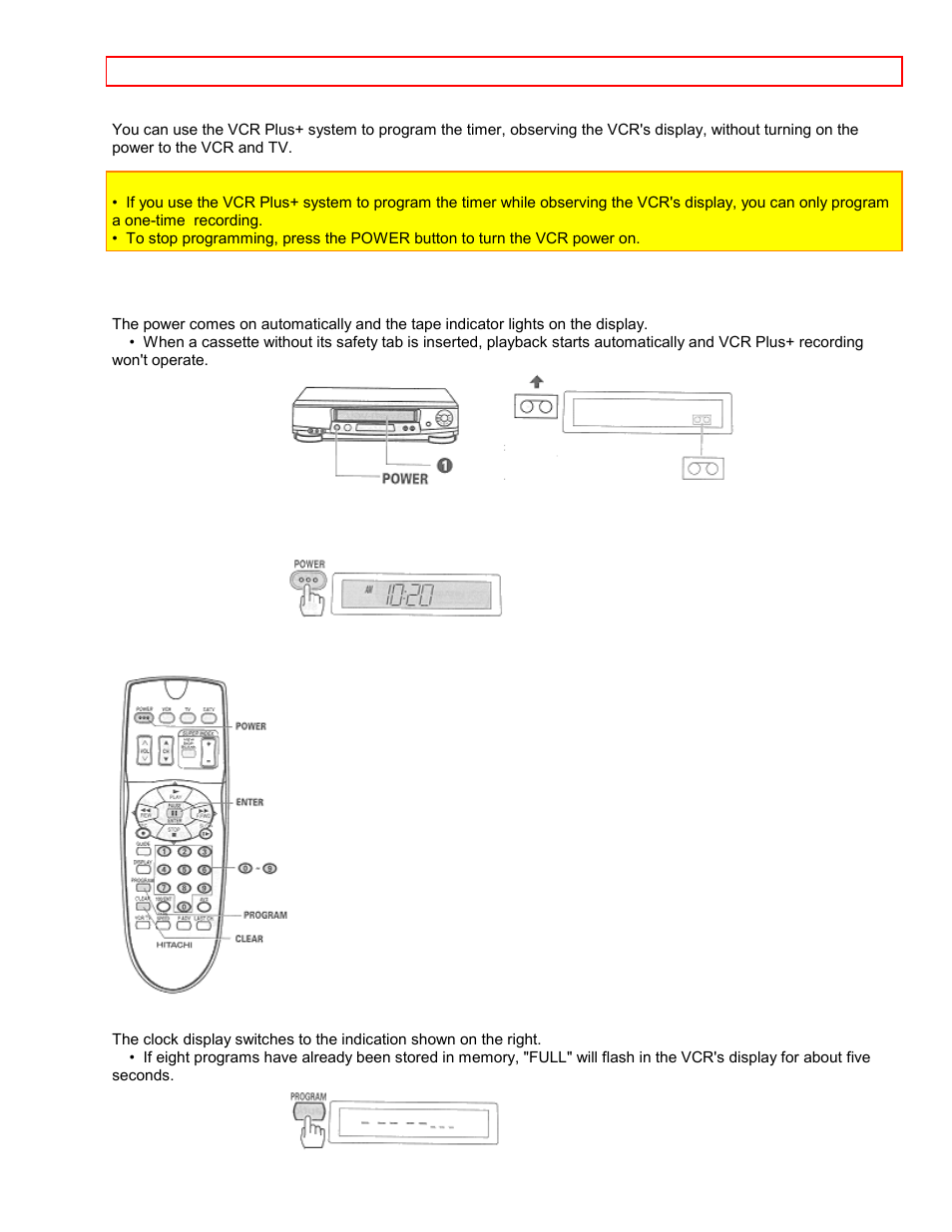 Hitachi VT-FX6411A User Manual | Page 67 / 81