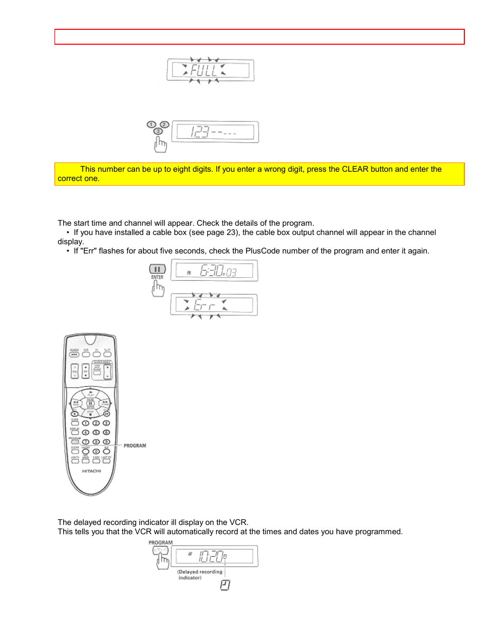 Hitachi VT-FX6411A User Manual | Page 68 / 81