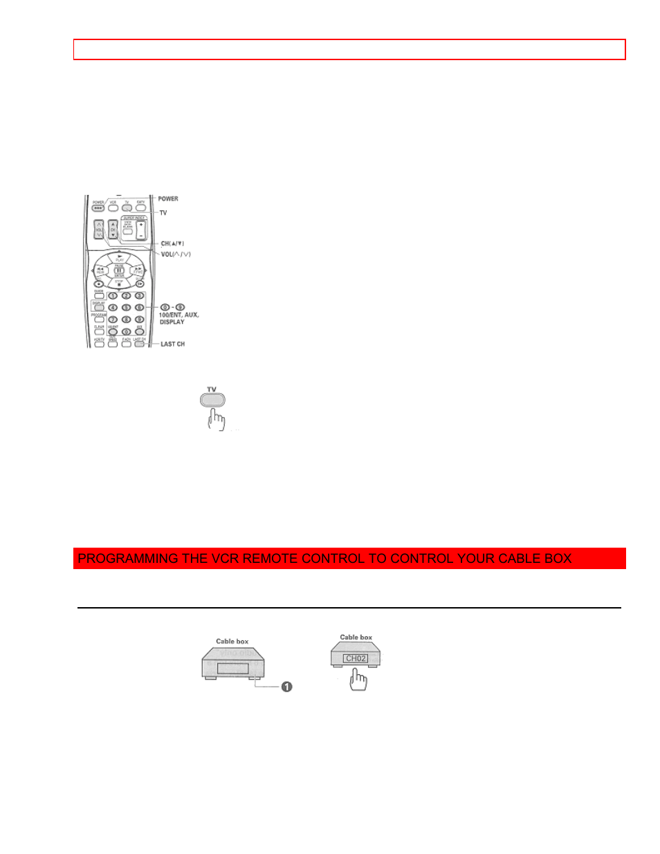 Using the vcr remote to control your tv | Hitachi VT-FX6411A User Manual | Page 72 / 81