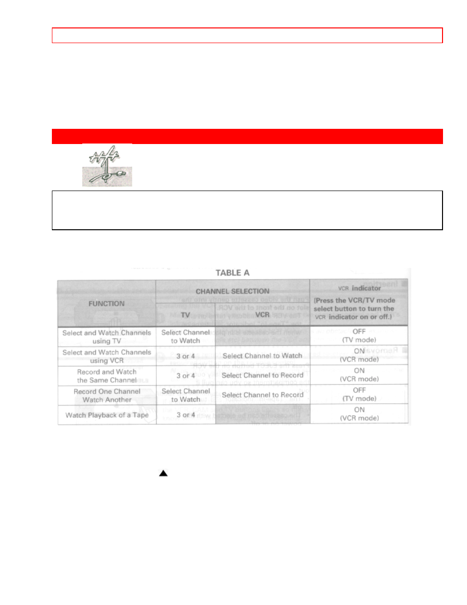 Basic antenna hookup [a, With this hookup | Hitachi VT-FX614A User Manual | Page 15 / 75