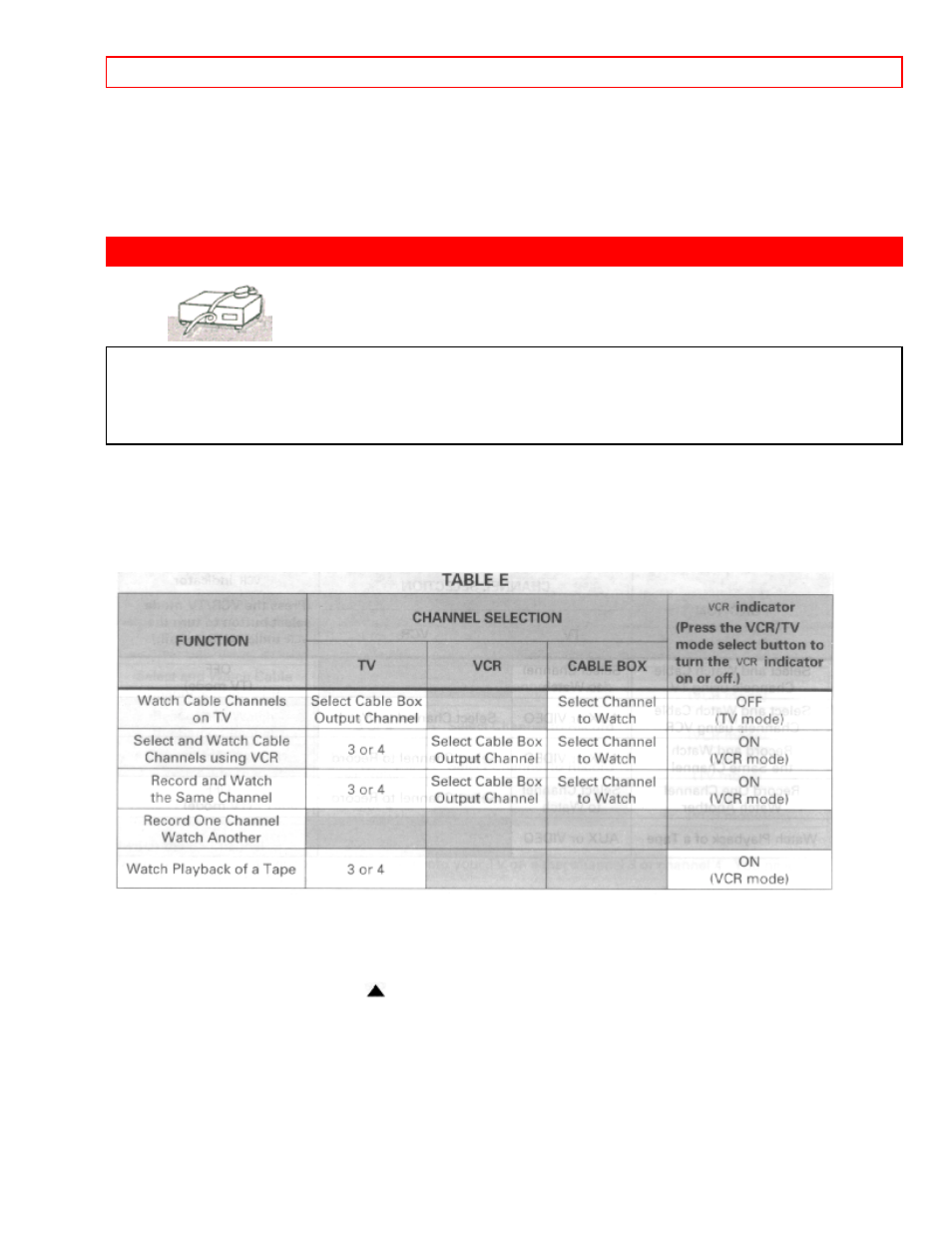 Basic cable hookup -with cable box [e, With this hookup | Hitachi VT-FX614A User Manual | Page 19 / 75