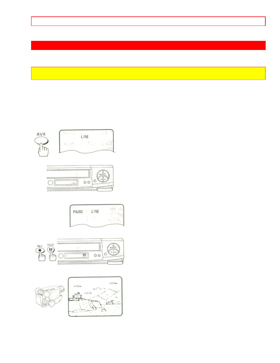 Copying tapes from a camcorder, Hookup | Hitachi VT-FX614A User Manual | Page 70 / 75