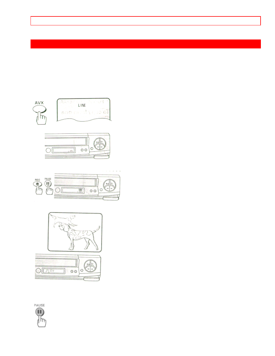 Copying from one vcr to another vcr (dubbing) | Hitachi VT-FX614A User Manual | Page 72 / 75