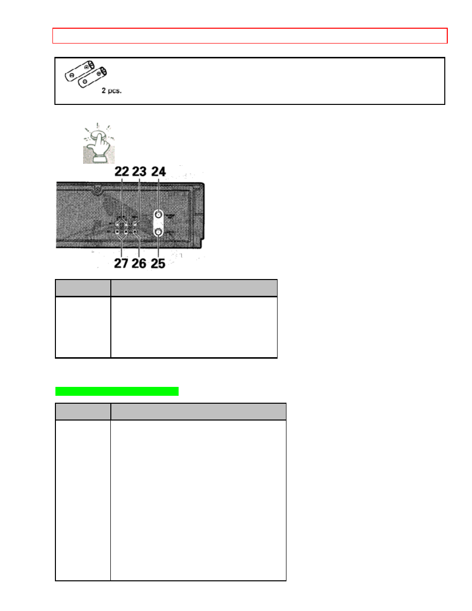 Vcr customer controls, Remote control customer controls | Hitachi VT-FX614A User Manual | Page 9 / 75