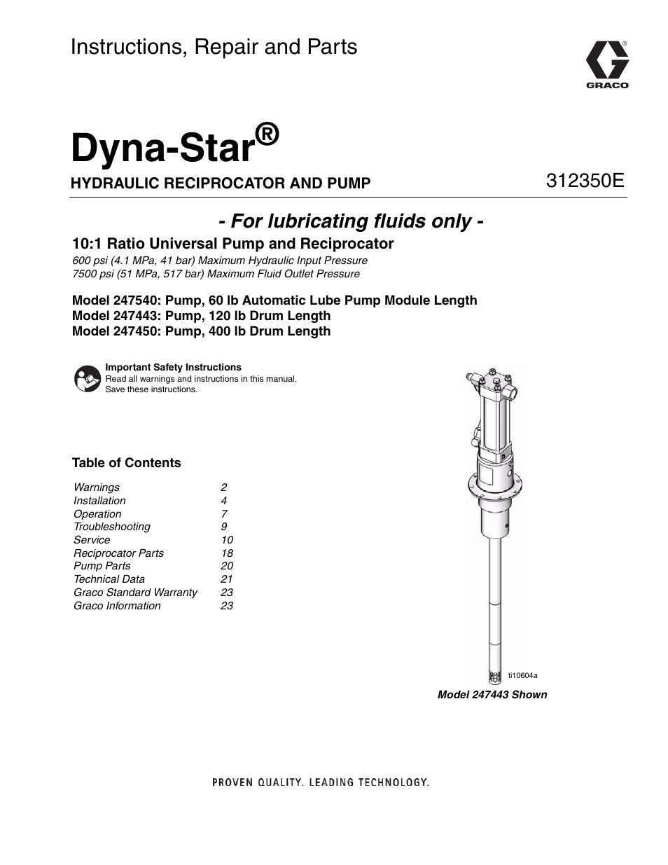 Hitachi 312350E User Manual | 24 pages