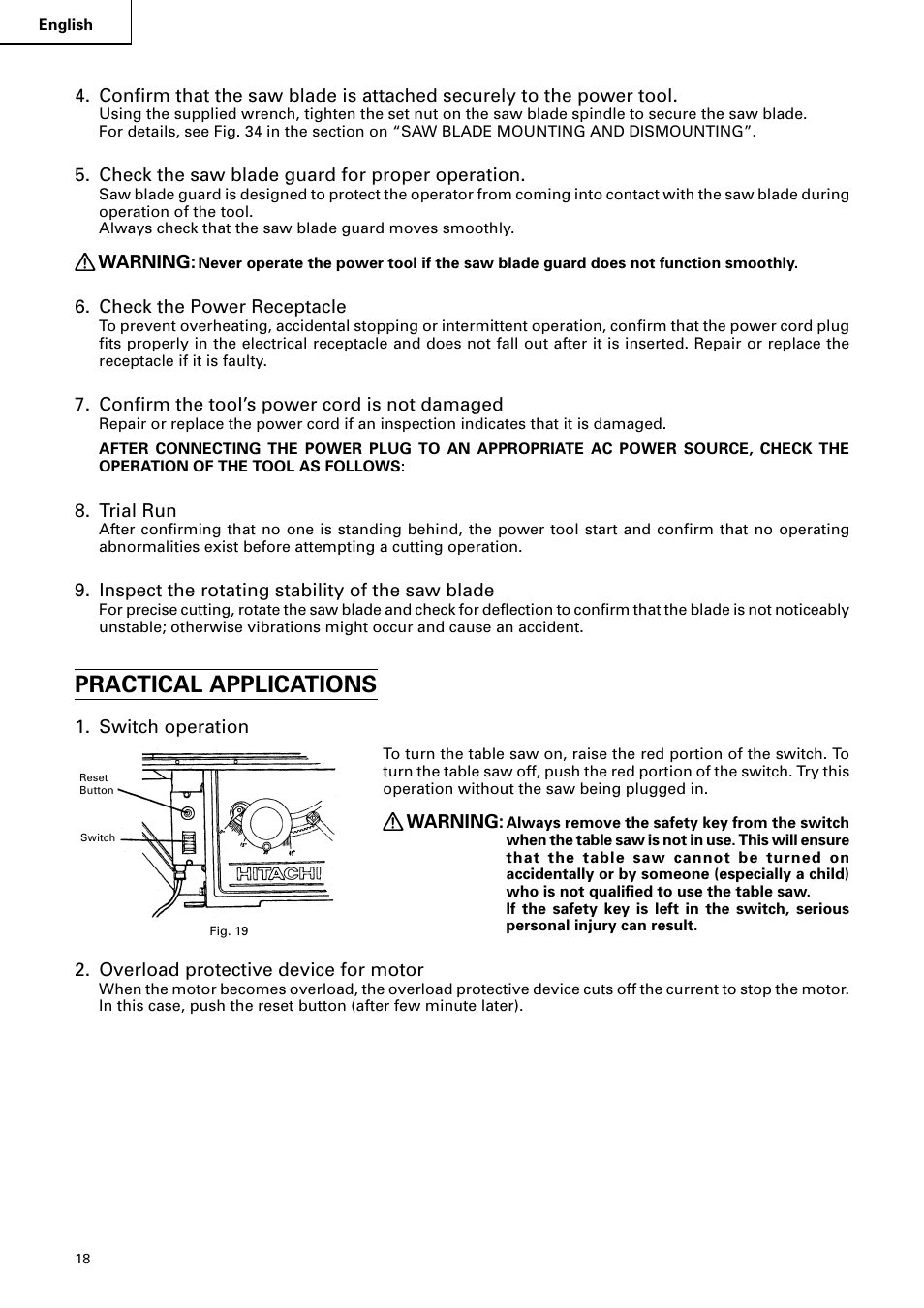 Practical applications | Hitachi C10RA2 User Manual | Page 18 / 85