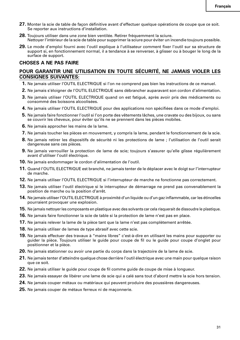 Hitachi C10RA2 User Manual | Page 31 / 85