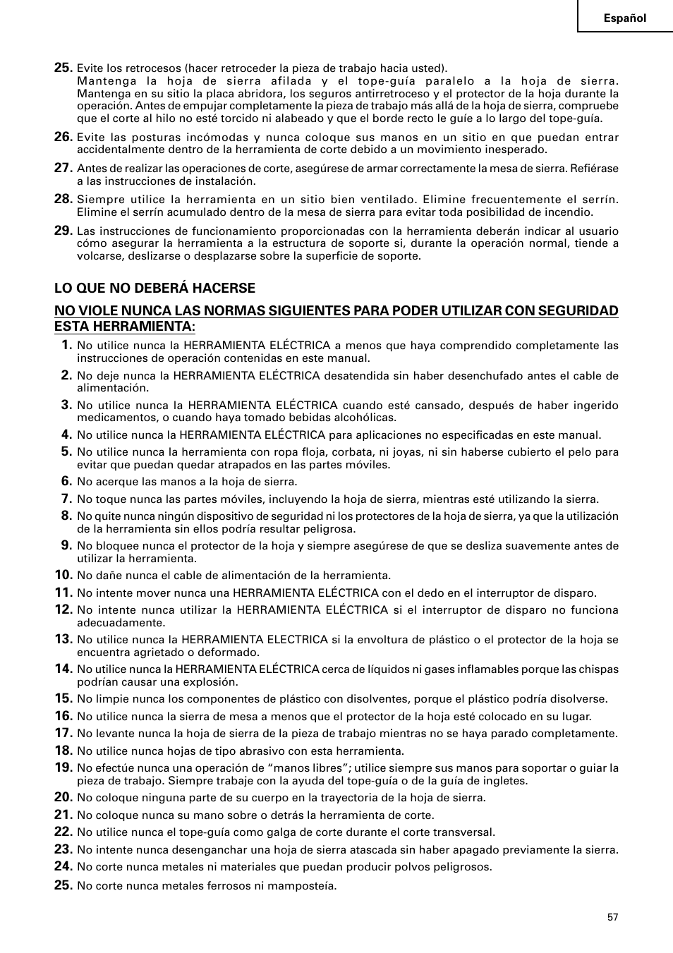 Hitachi C10RA2 User Manual | Page 57 / 85