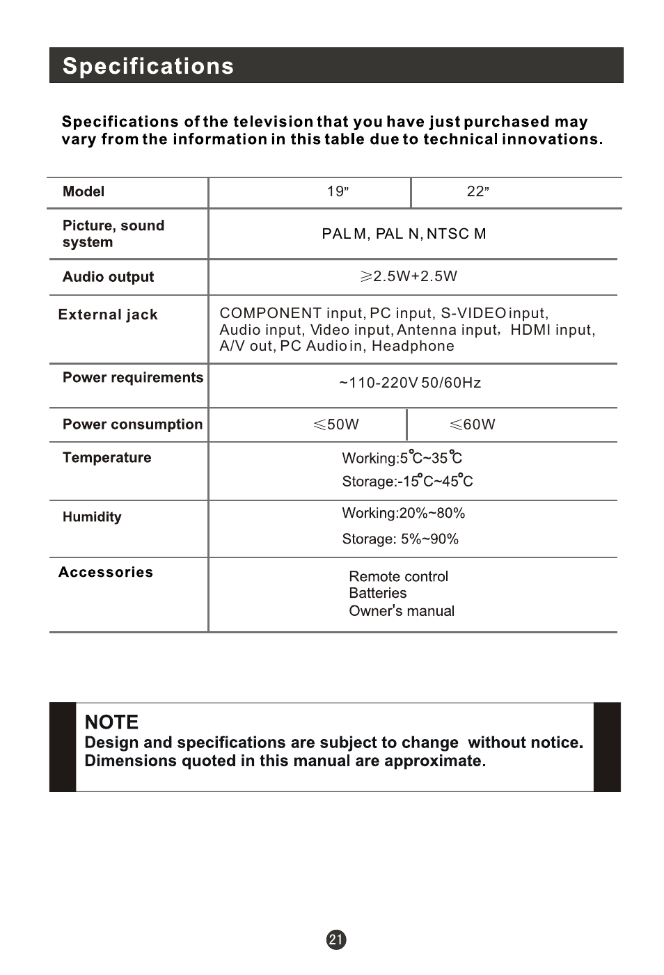 Т³гж 26 | Hitachi HL19KN1 User Manual | Page 25 / 26