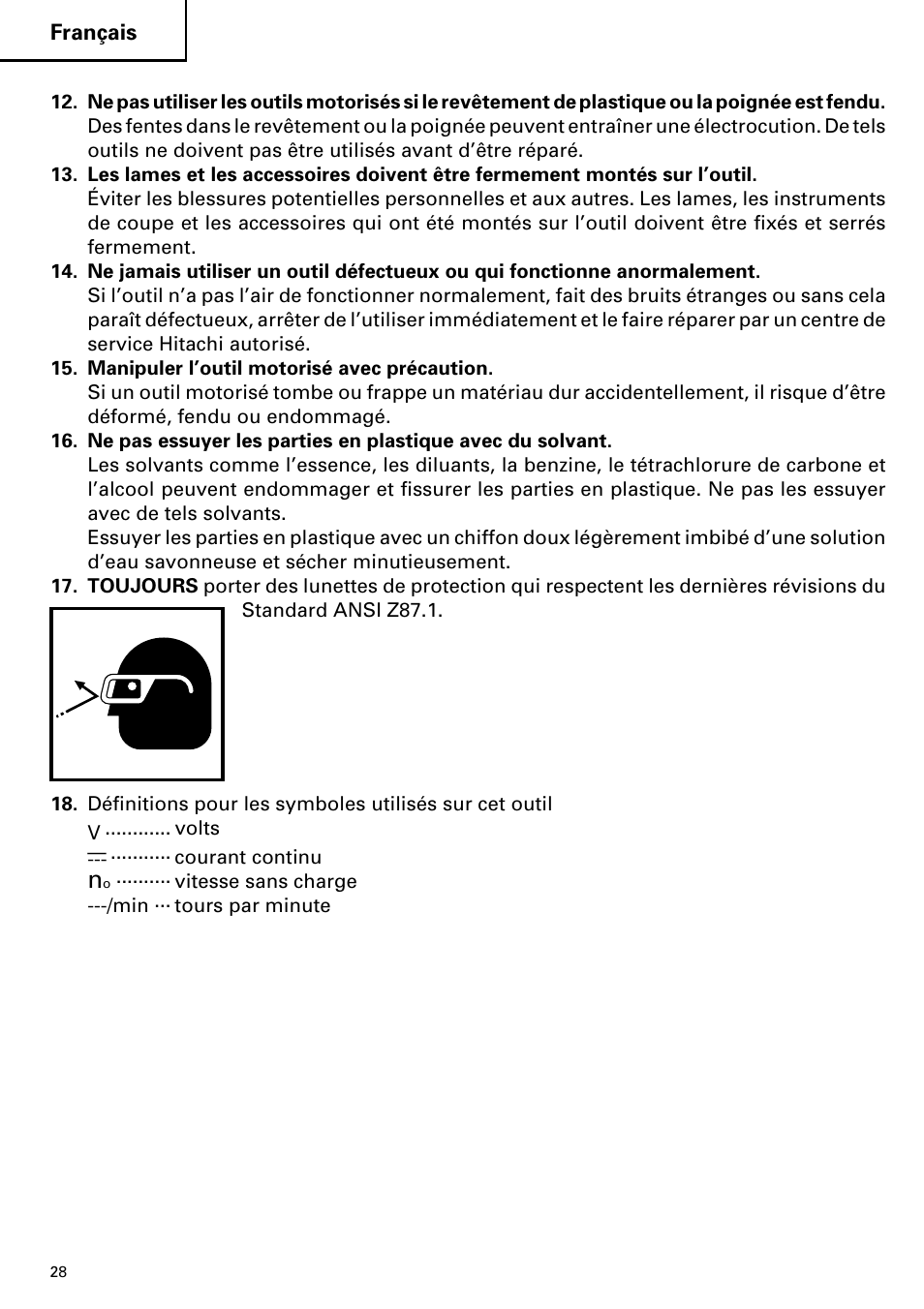 Hitachi DS 14DVF User Manual | Page 28 / 72