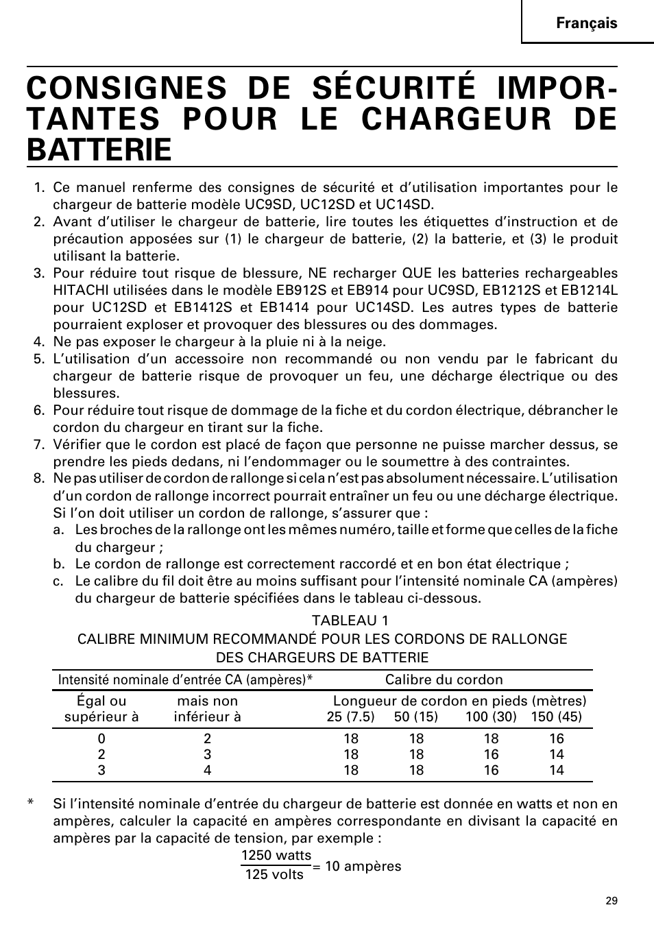 Hitachi DS 14DVF User Manual | Page 29 / 72