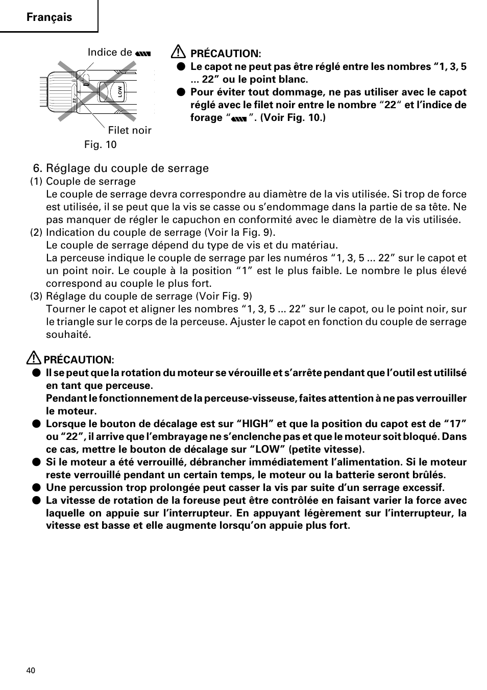Hitachi DS 14DVF User Manual | Page 40 / 72