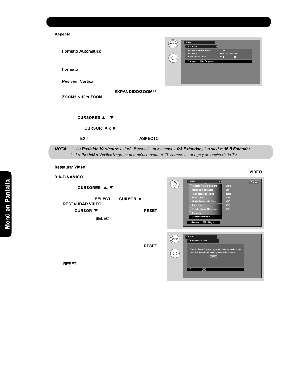 Video | Hitachi L47V651 User Manual | Page 110 / 150