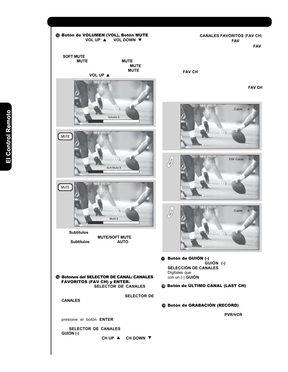 Como utilizar el control remoto de su tv | Hitachi L47V651 User Manual | Page 96 / 150