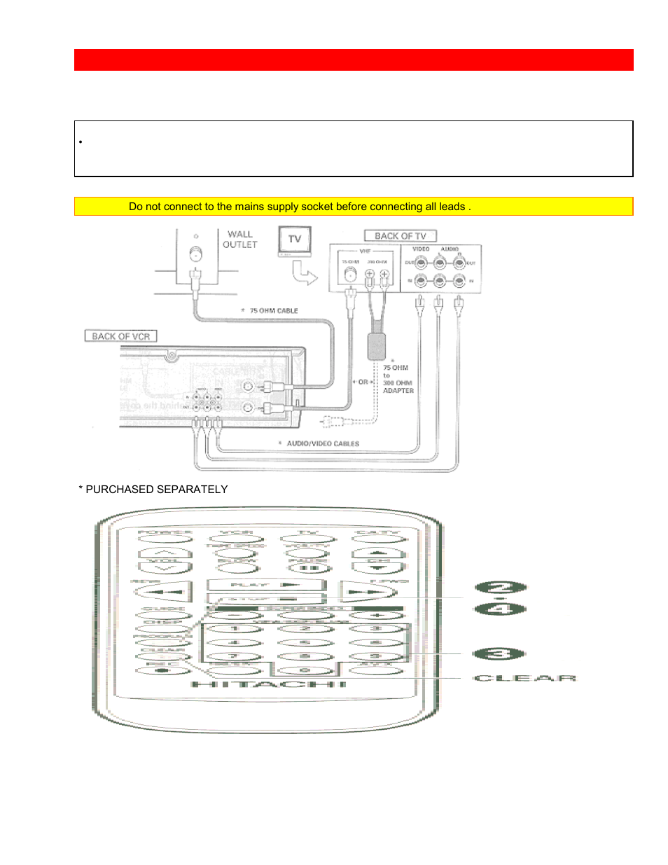 Advanced cable hookup -av hookup [d, With this hookup | Hitachi VTUX6430A User Manual | Page 20 / 77
