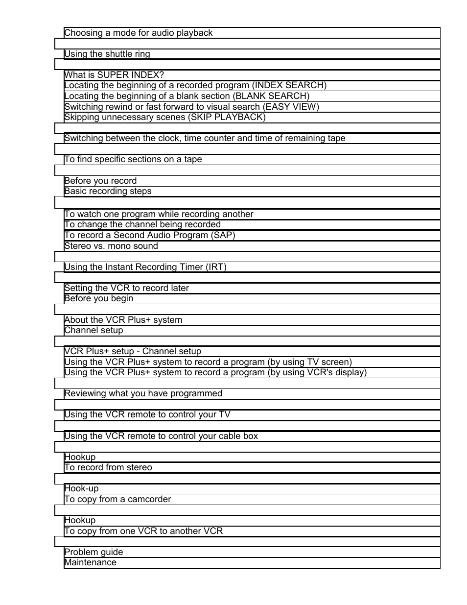 Hitachi VTUX6430A User Manual | Page 3 / 77
