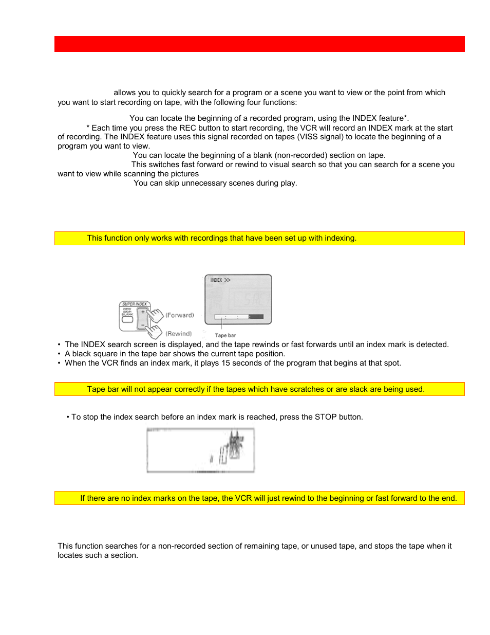 Using the "super index" feature, What is super index | Hitachi VTUX6430A User Manual | Page 43 / 77