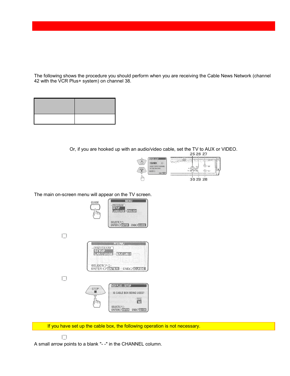 Easy delayed recording with the vcr plus+ system, Vcr plus+ setup - channel setup | Hitachi VTUX6430A User Manual | Page 61 / 77