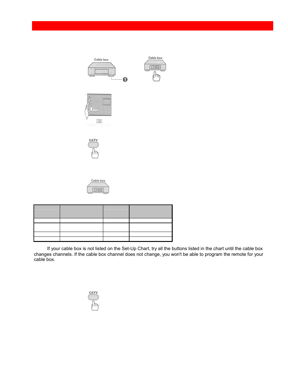Using the vcr remote to control your cable box | Hitachi VTUX6430A User Manual | Page 69 / 77
