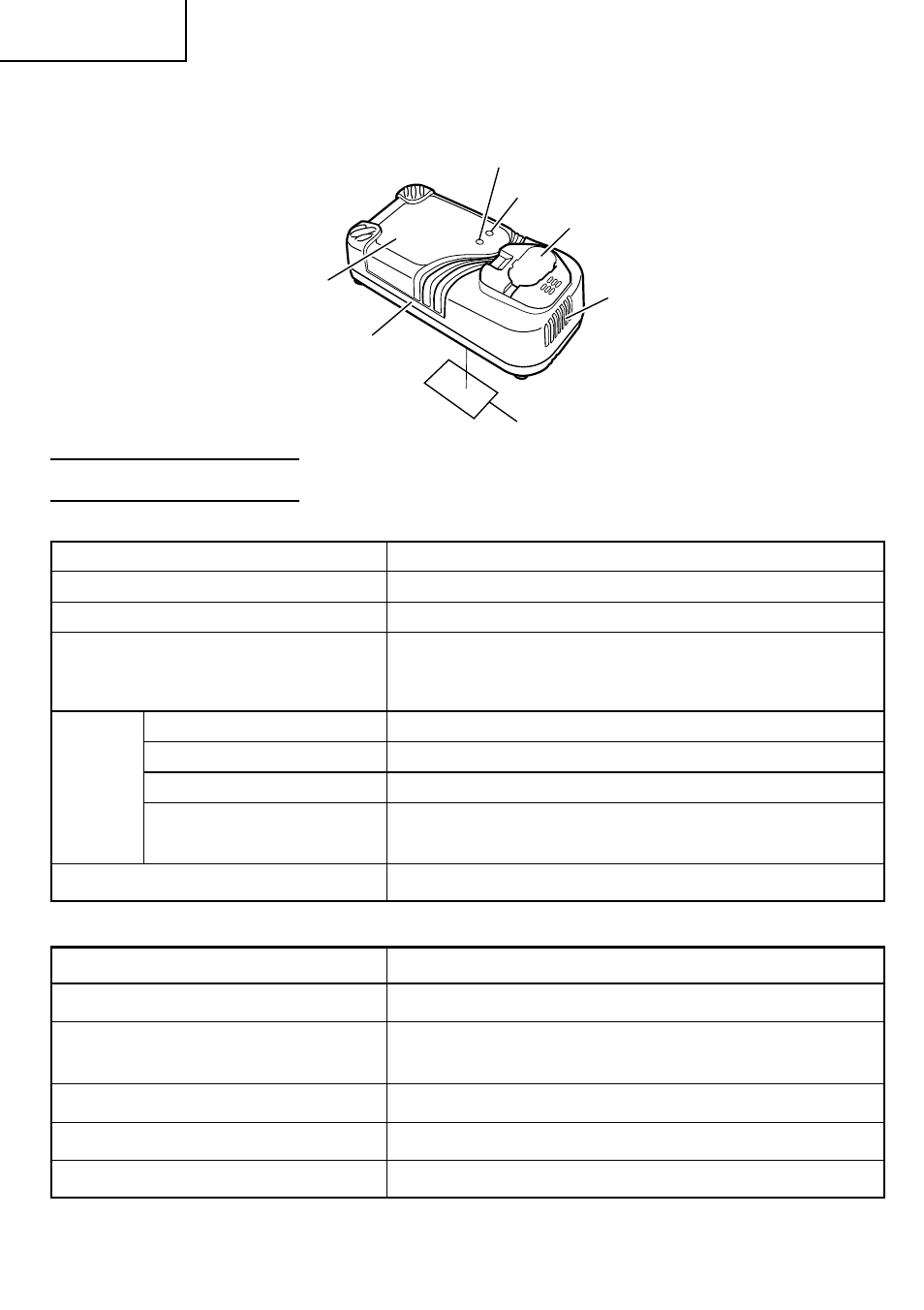 Especificaciones | Hitachi CR 18DL User Manual | Page 60 / 80