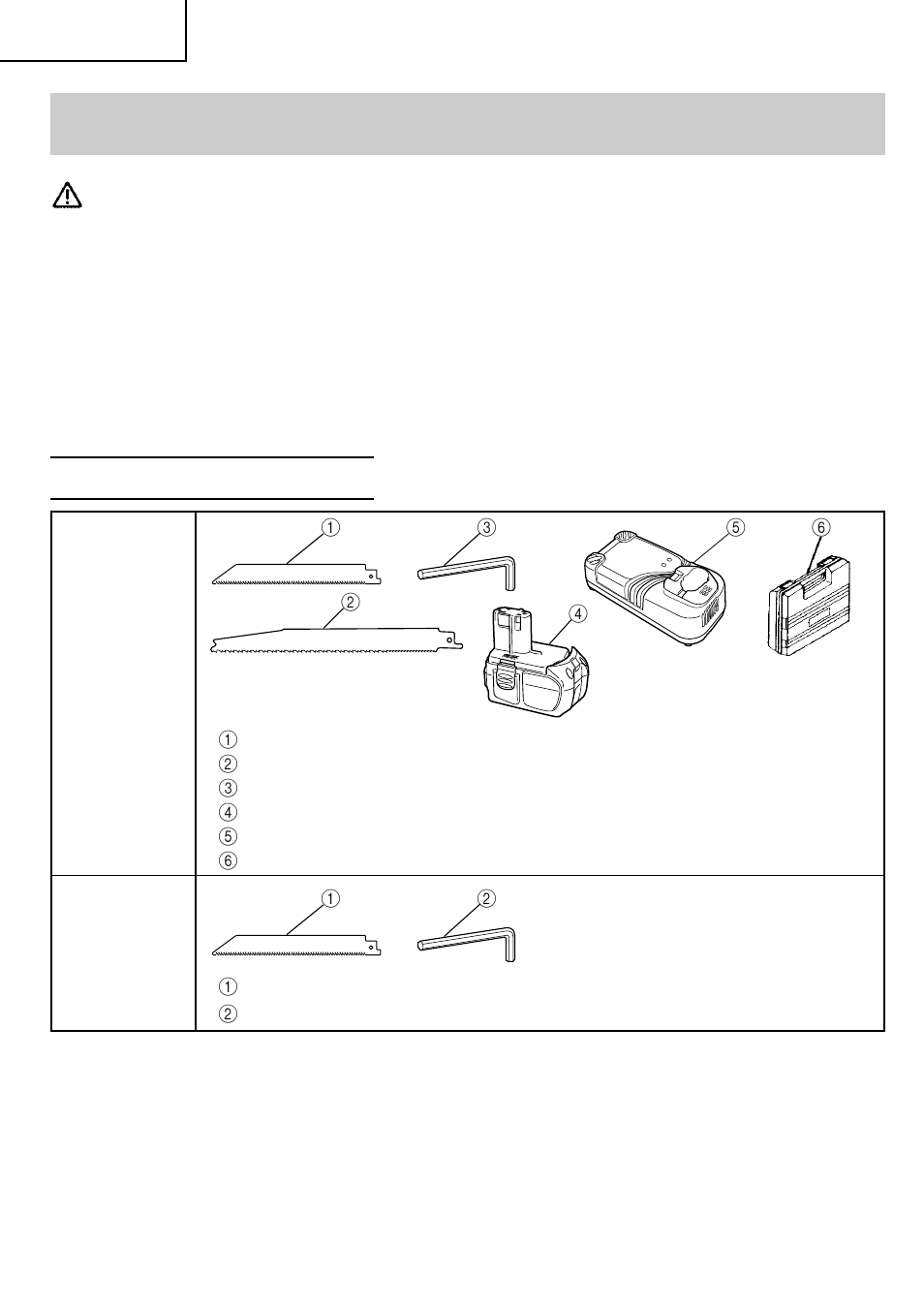 Accesorios, Advertencia, Accesorios estándar | Hitachi CR 18DL User Manual | Page 74 / 80