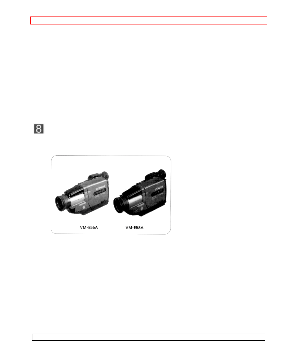 Hitachi VM-E56A User Manual | 64 pages