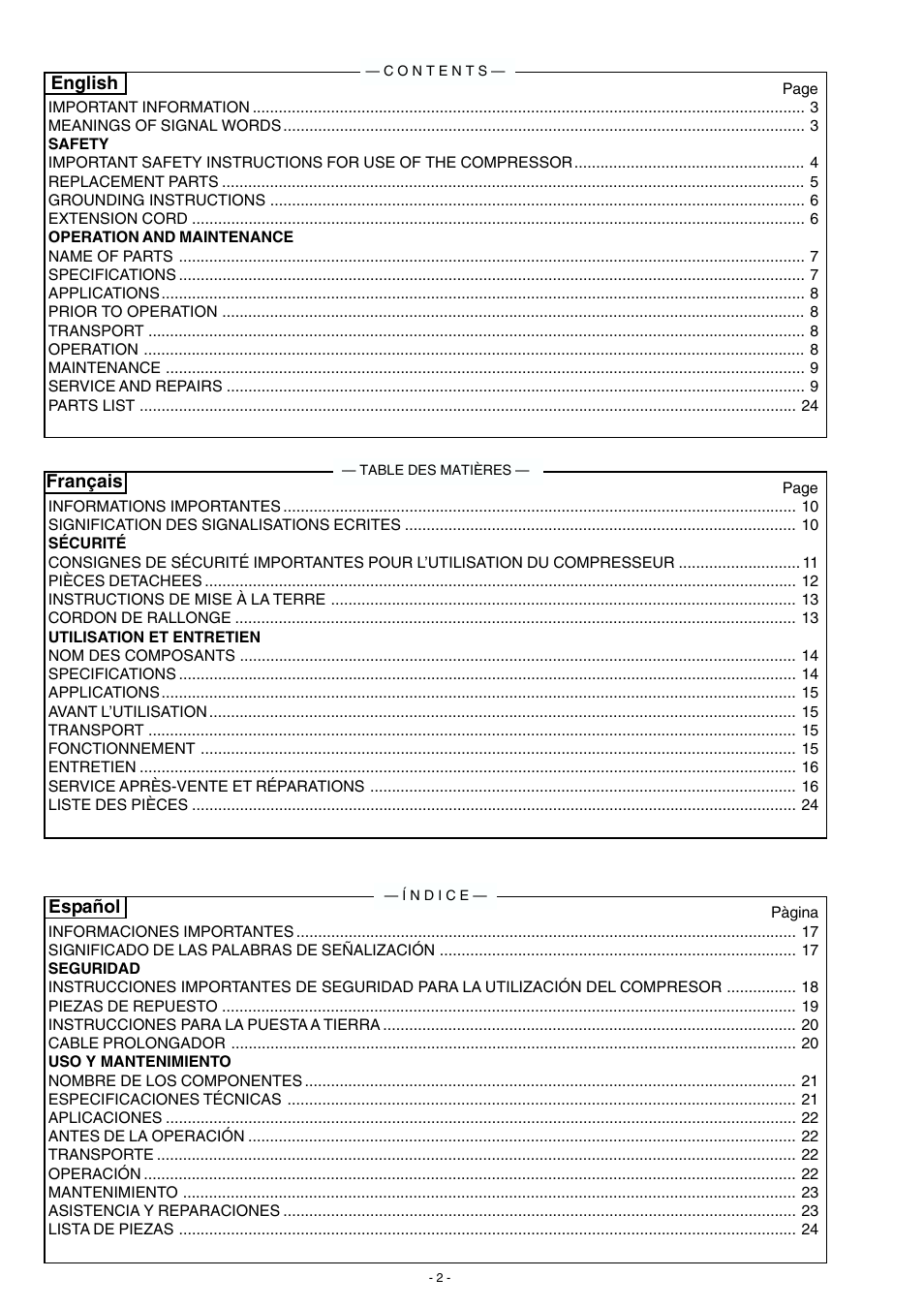 Hitachi EC 79 User Manual | Page 2 / 28