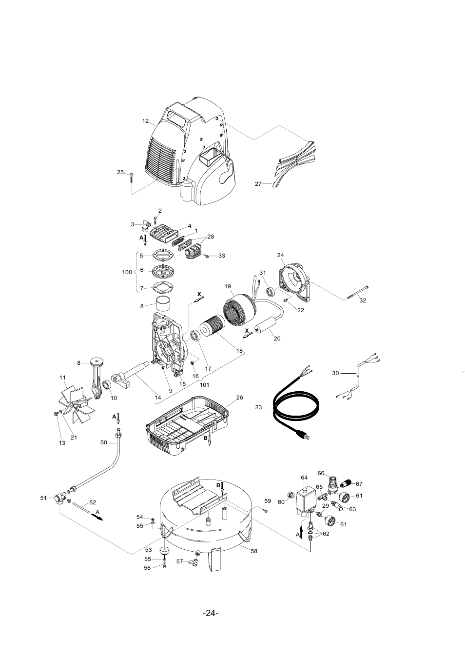 Hitachi EC 79 User Manual | Page 24 / 28