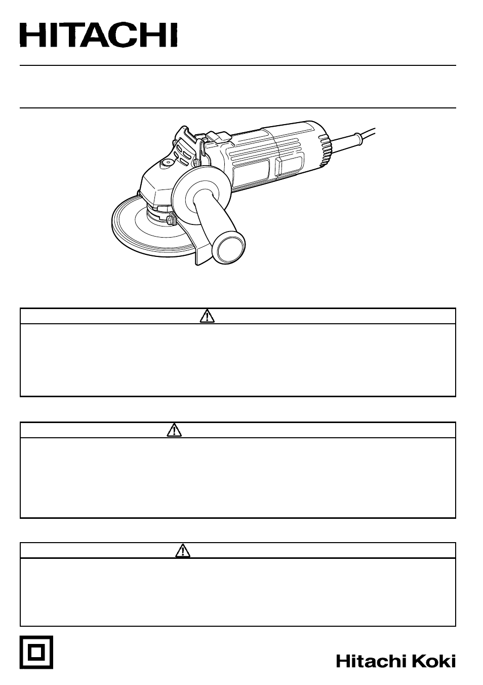 Hitachi G 12S2 User Manual | 48 pages
