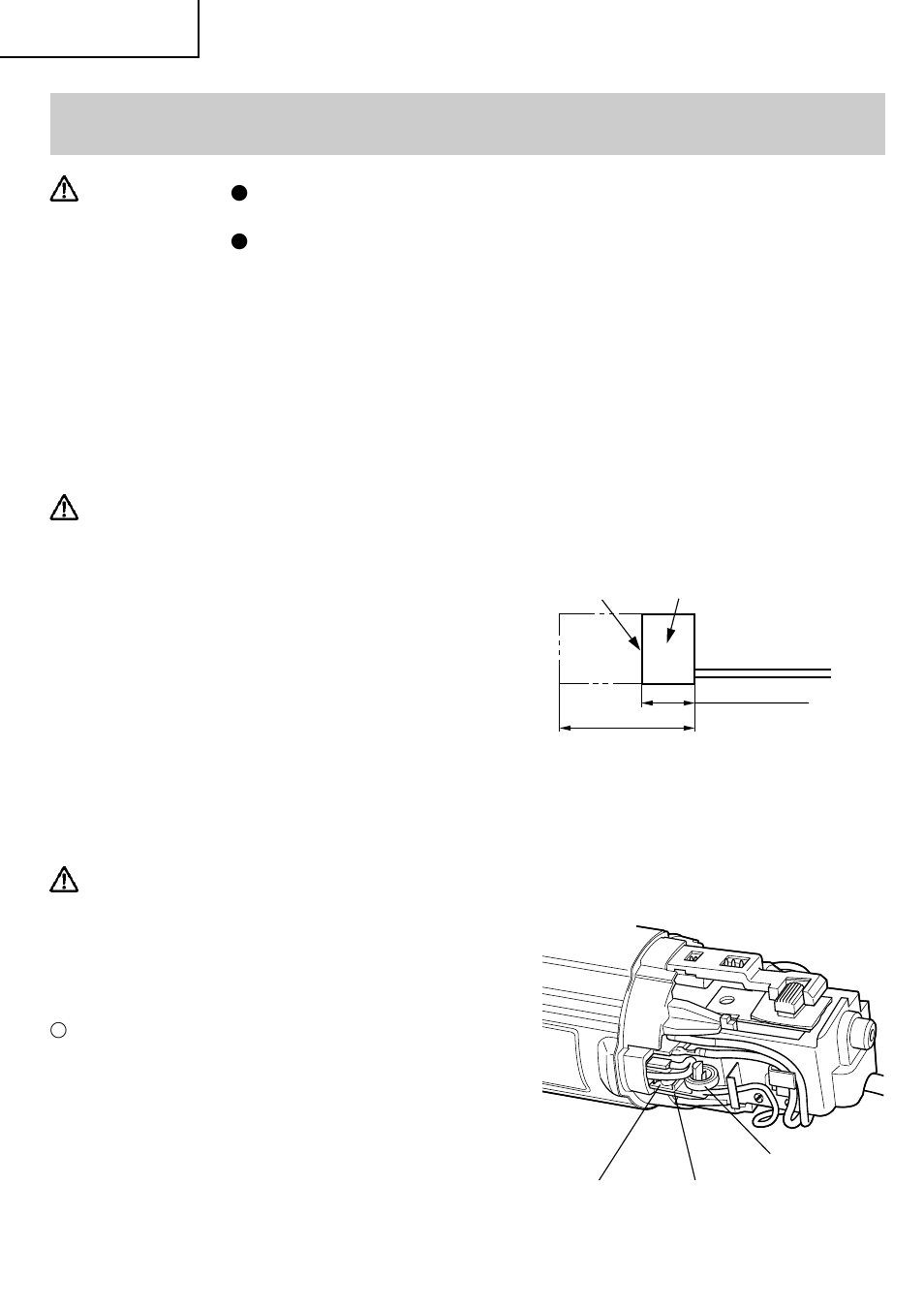 Maintenance and inspection, Warning | Hitachi G 12S2 User Manual | Page 14 / 48