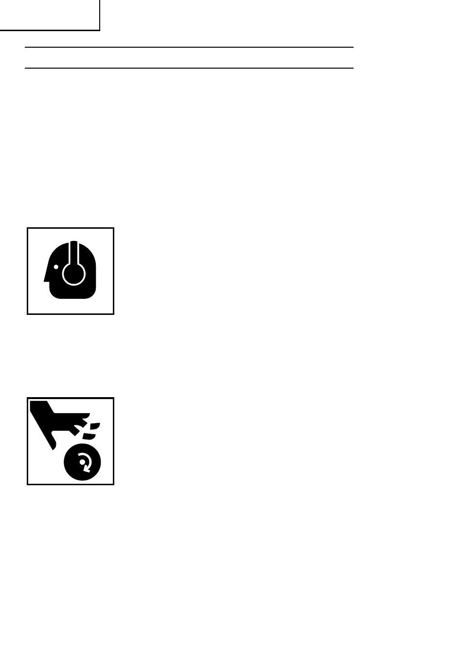 Regles de securite specifiques et symboles | Hitachi G 12S2 User Manual | Page 20 / 48