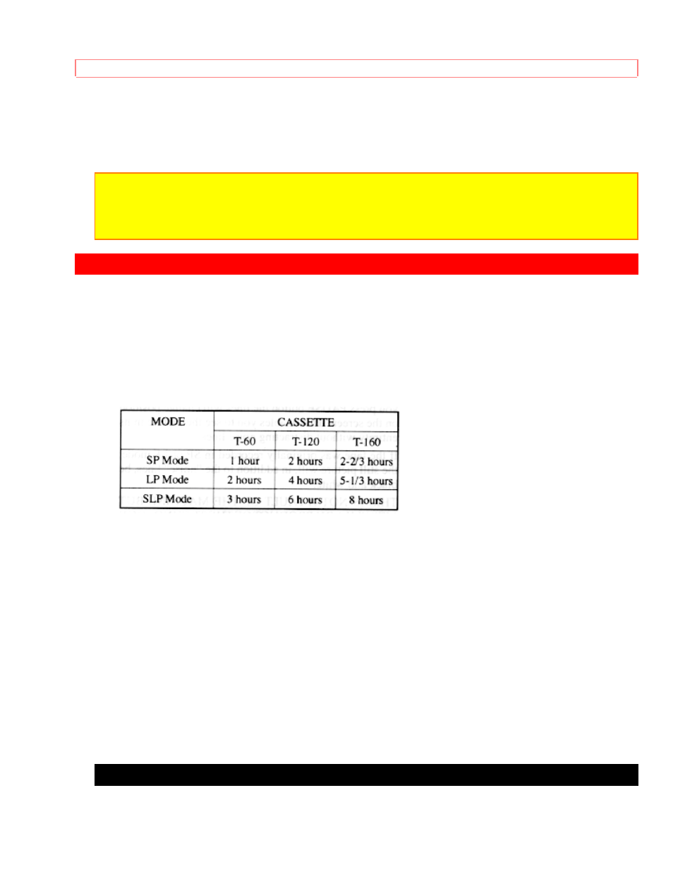 Video casette tape, Erase prevention | Hitachi VT-M190A User Manual | Page 50 / 66