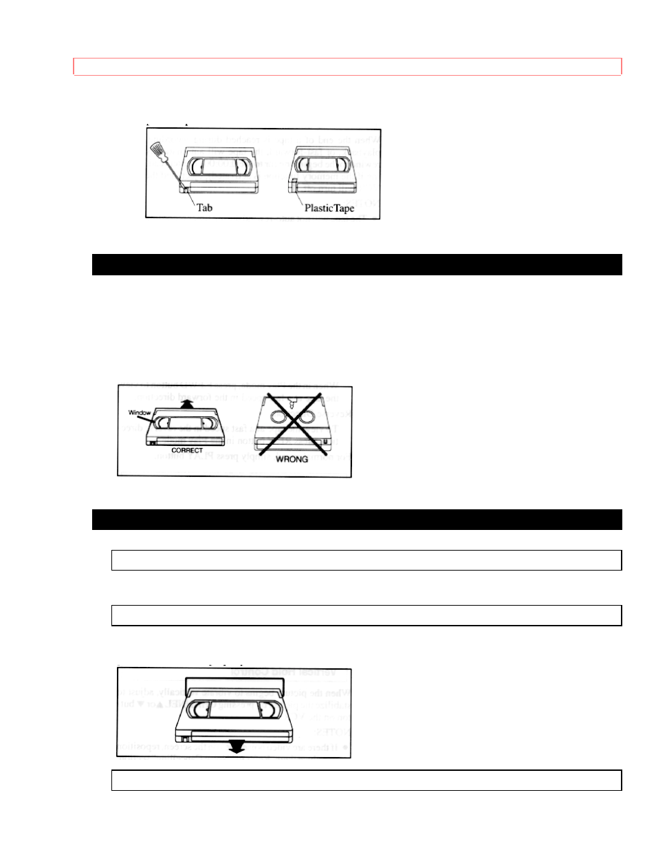 Inserting a cassette removing a cassette | Hitachi VT-M190A User Manual | Page 51 / 66